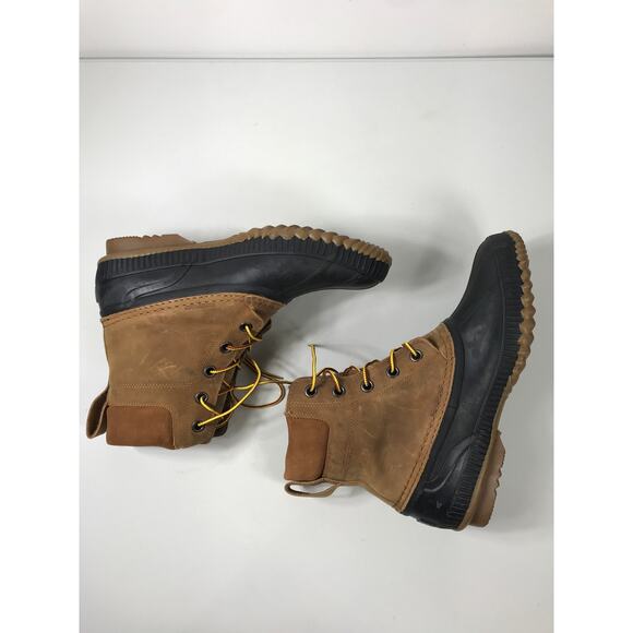 Sorel Men's 12 Waterproof Cheyanne II Lace-Up Cold Weather Duck Boots Winter - Picture 3 of 10